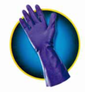紫色丁晴耐油耐溶劑手套